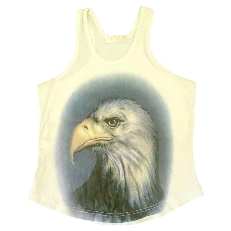2000s Chloe Eagle Moon Tank Top