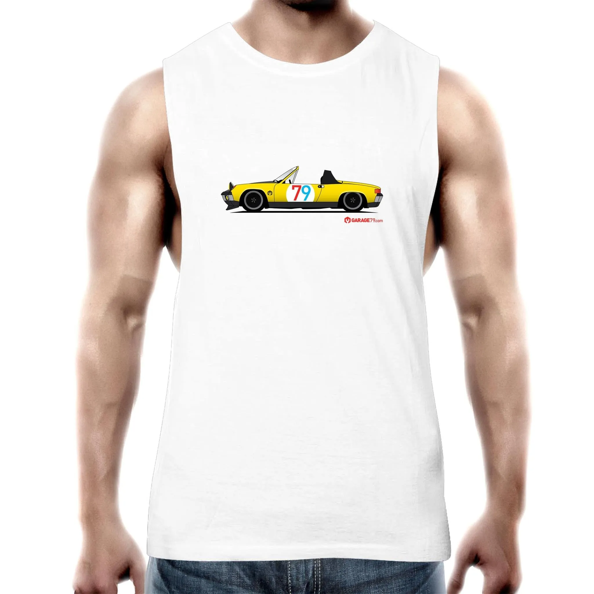 914 Porsche Mens Barnard Tank Top Tee