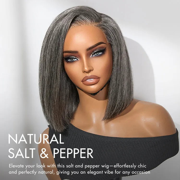 AiryFit Scalp Care Wigs | Silky Blunt Cut Bob Snugfit Glueless Minimalist HD Lace Short Wig Pre-Cut Lace