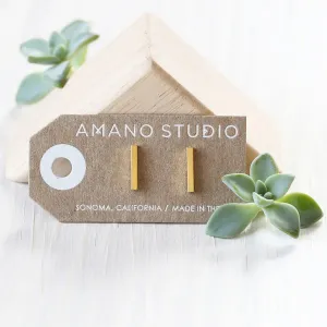 Amano Studio - Gold Bar Studs