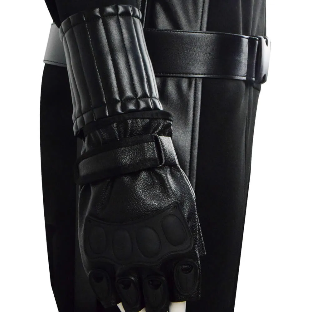 Avengers Black Widow Natasha Romanoff Black Jumpsuit Halloween Cosplay Costume