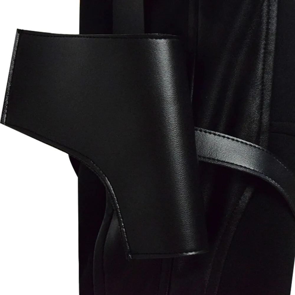 Avengers Black Widow Natasha Romanoff Black Jumpsuit Halloween Cosplay Costume