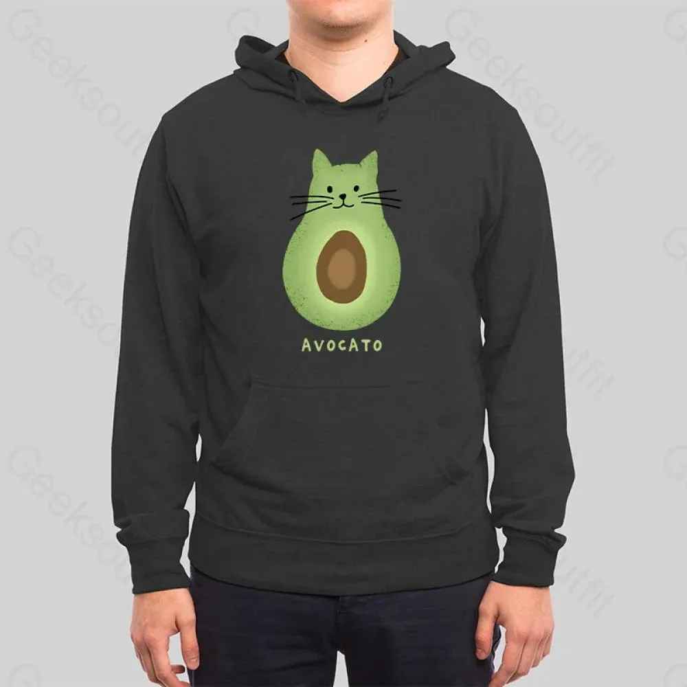 Avocato Cat Avocado Pun Hoodie