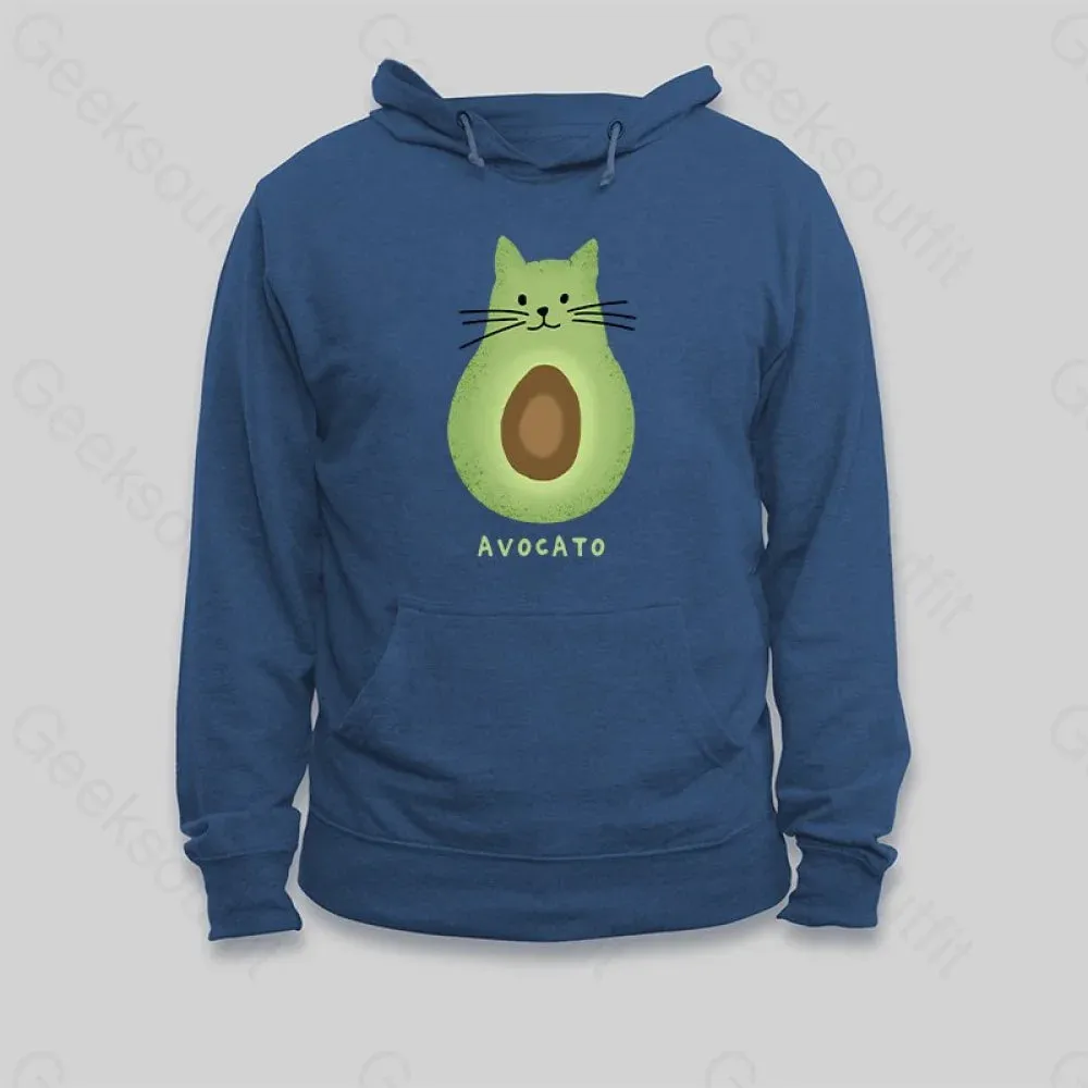 Avocato Cat Avocado Pun Hoodie