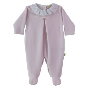 Babygrow - Velour Frilly Collar