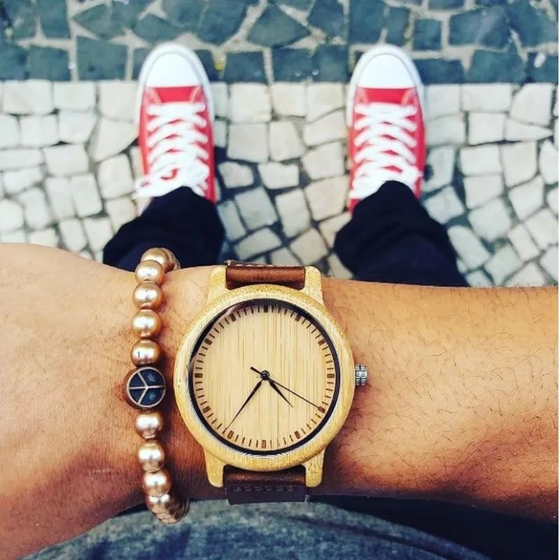 BBWood™ Couple's Matching Wooden Bamboo Genuine Wrist Wood Watch - Men/Women