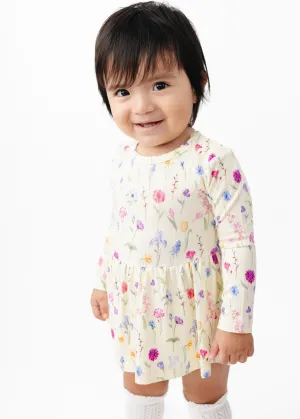 Beautiful Blooms Long Sleeve Baby Dress