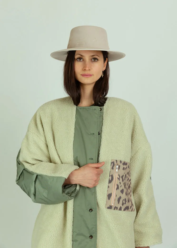 Bellerose Eucalyptus Reversible Hug Coat
