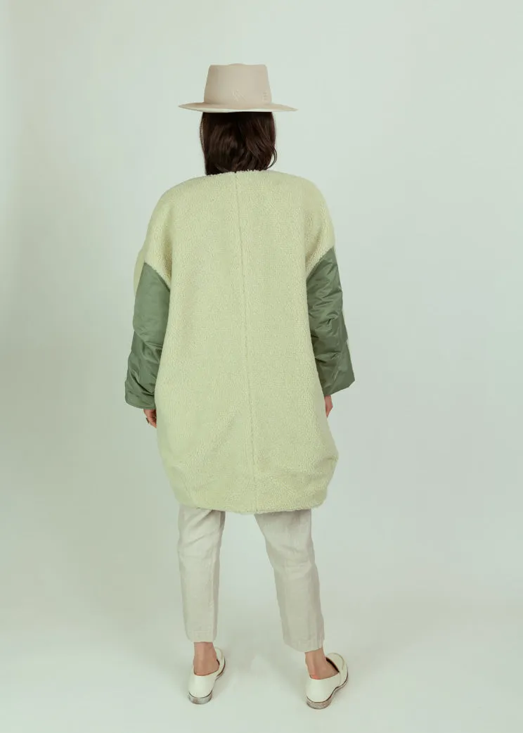 Bellerose Eucalyptus Reversible Hug Coat