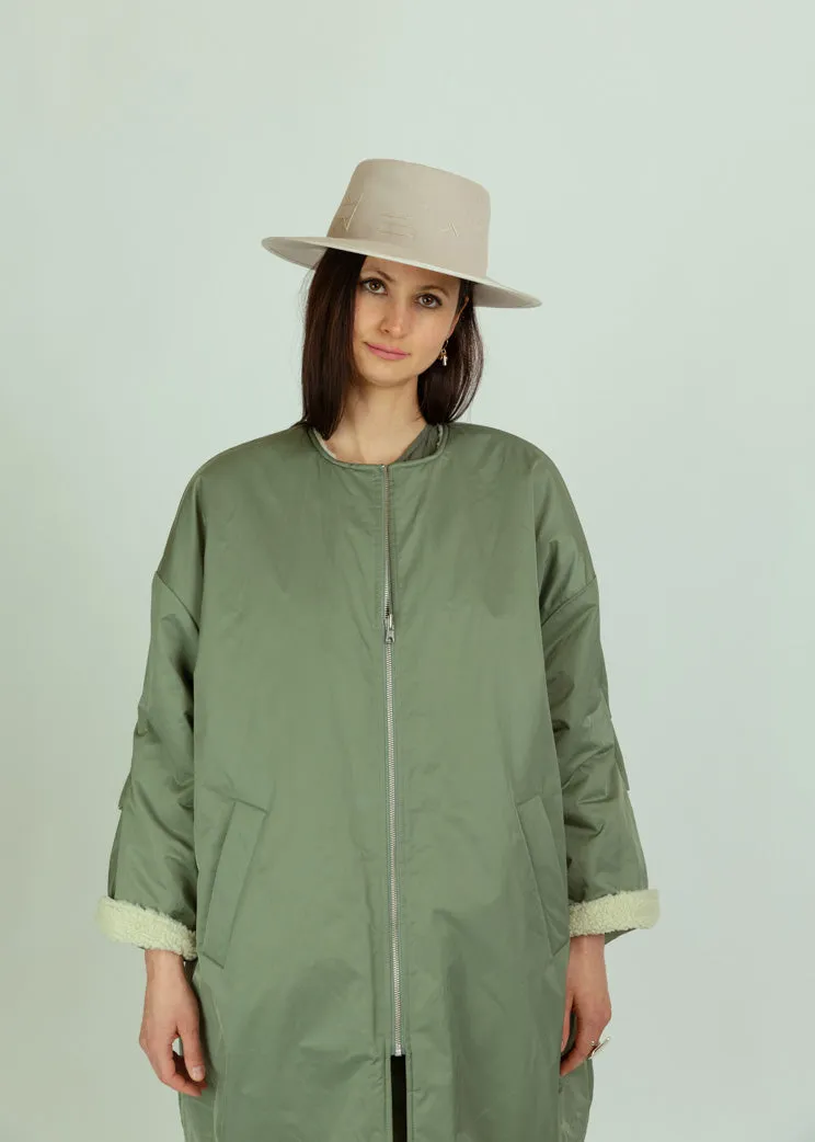 Bellerose Eucalyptus Reversible Hug Coat