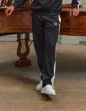 Black Contrast Stripe Track Pant