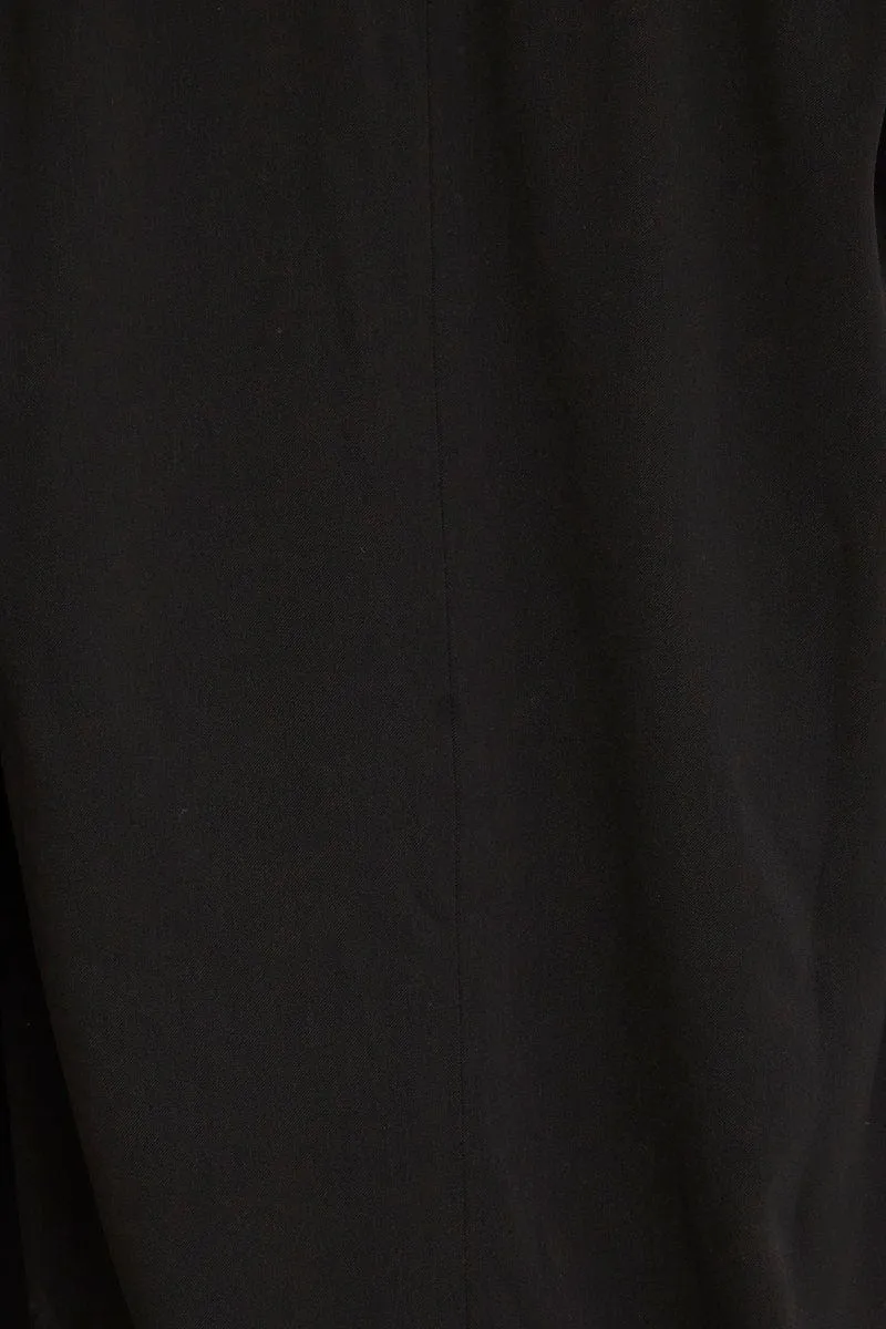 Black Oversized Jacket Long Sleeve
