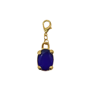 Blue Diamond Charm Gold