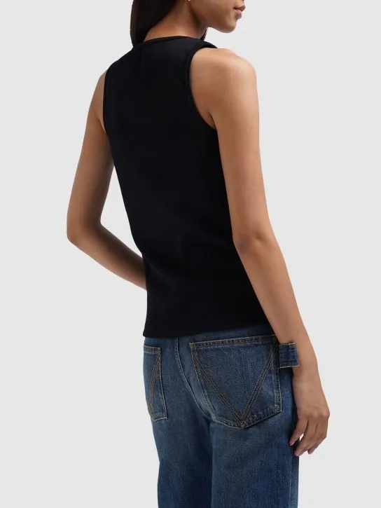 Bottega Veneta   Stretch cotton tank top 
