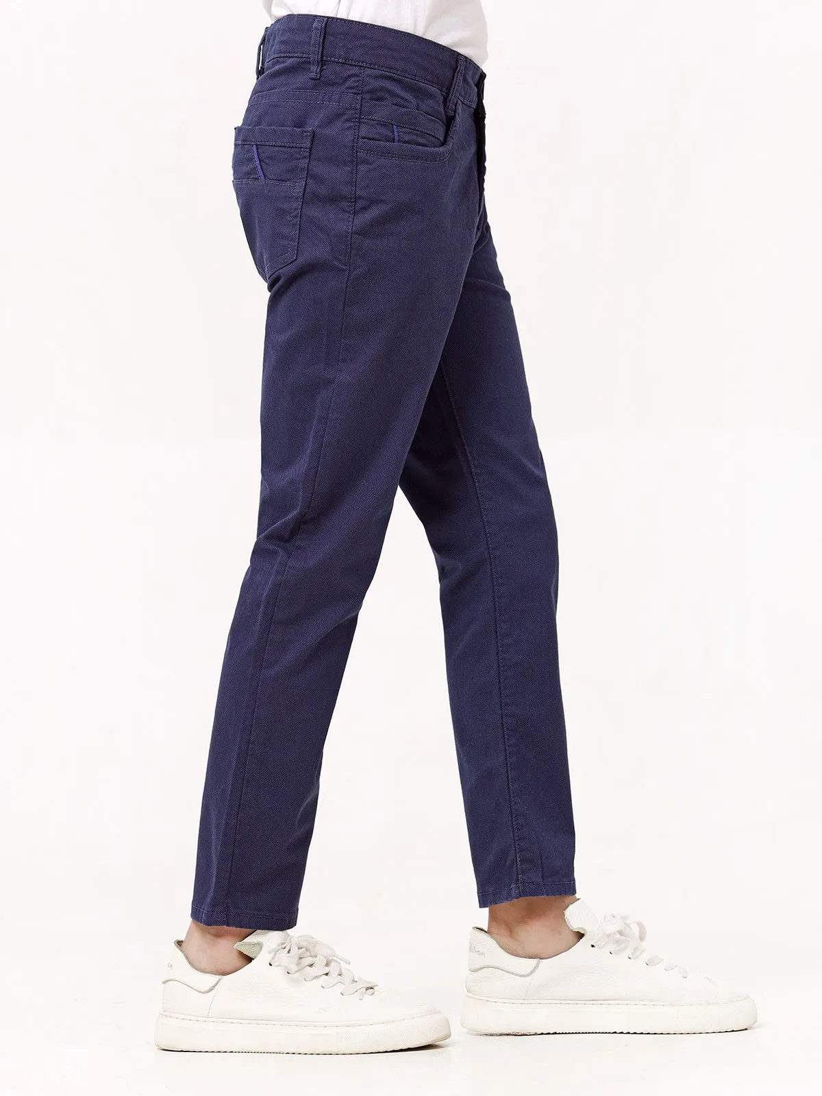 Boy's Royal Blue Chino Pant - EBBCP23-029