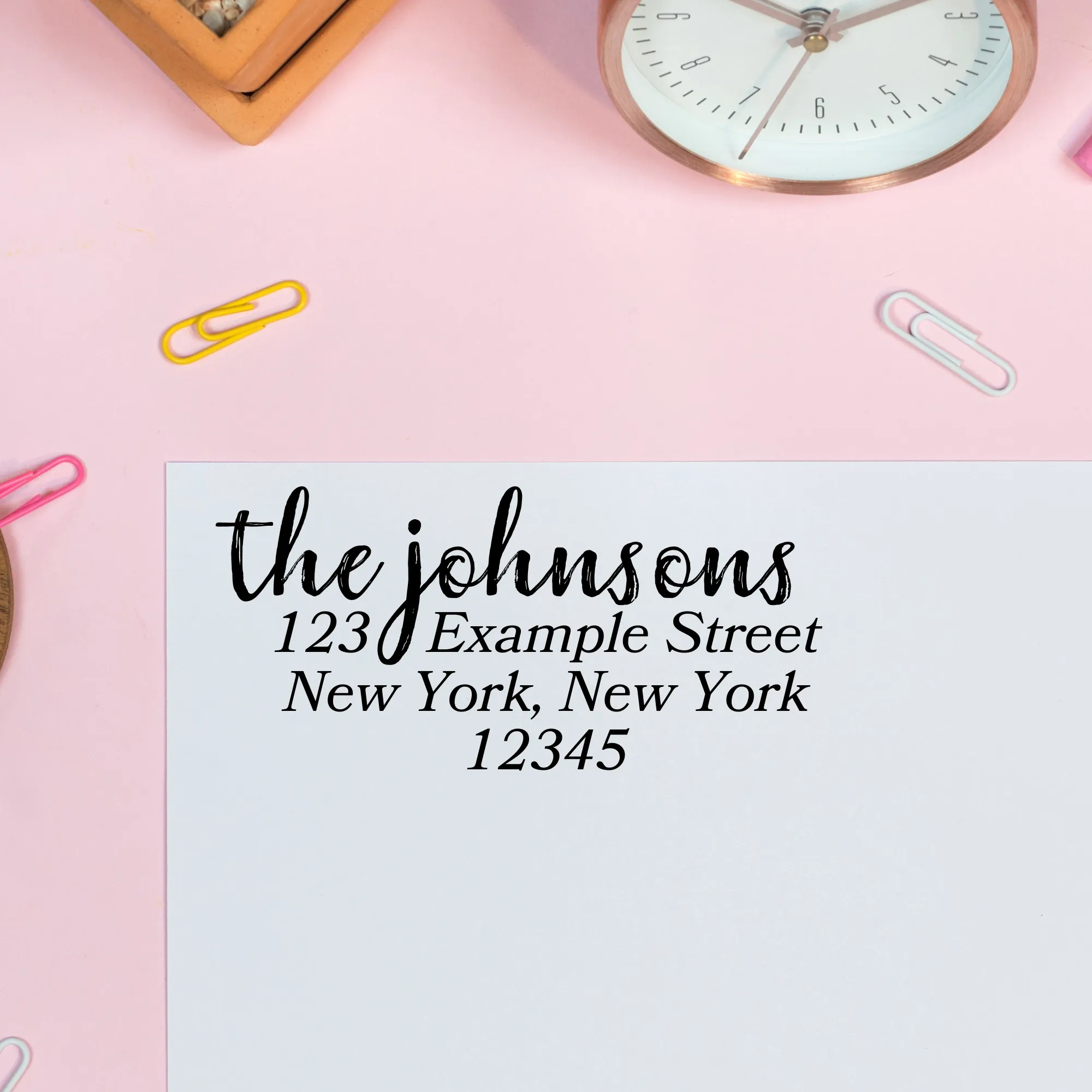 Calligraphy Minimalist Stamp