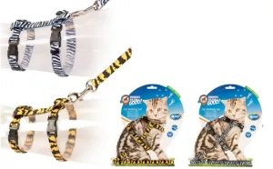 CAT HARNESS-LEAD ZOO