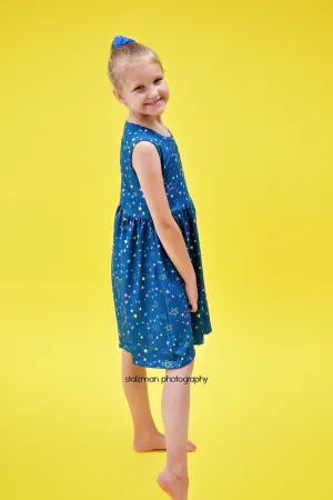 Constellation Tank Milk Silk Dress