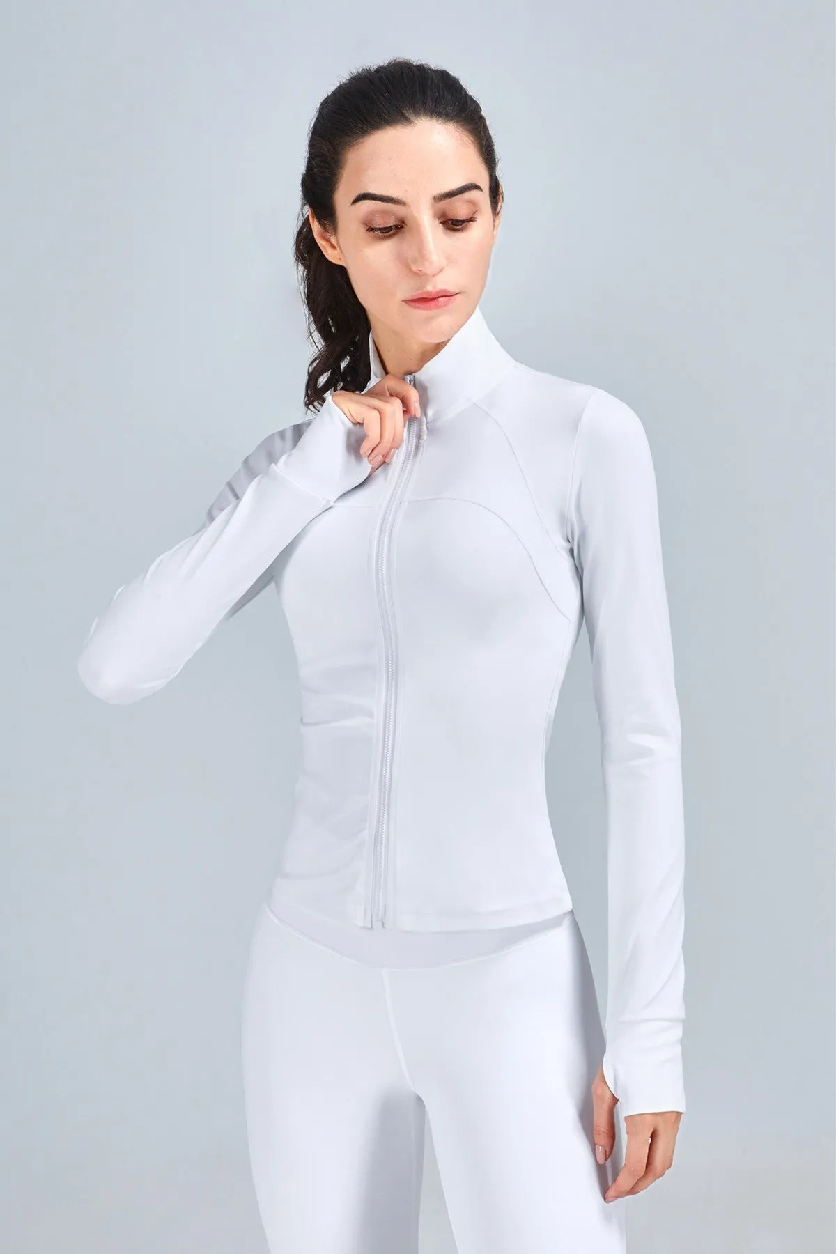Crop Track Jacket & Leggings Set Activewear