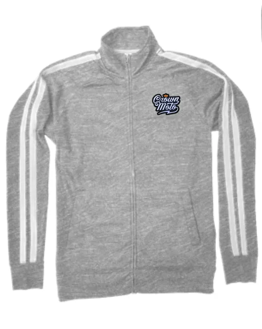 Crown Moto Script Patch Track Jacket