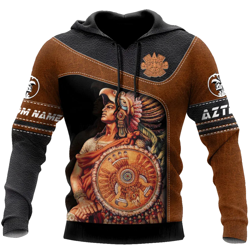 Custom Aztec Hoodie Mens, 3D Womens Aztec Hoodie Aztec Pullover Hoodie Aztec Gift For Him Her