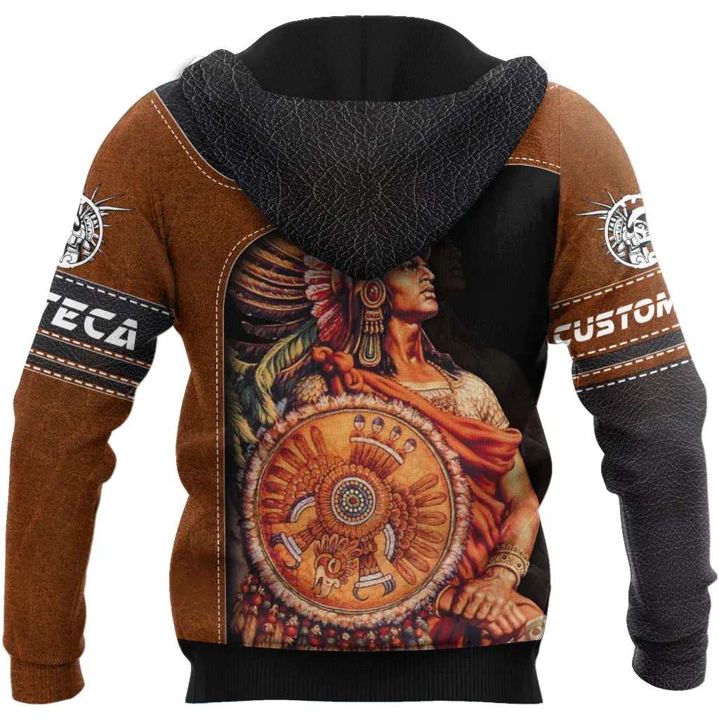 Custom Aztec Hoodie Mens, 3D Womens Aztec Hoodie Aztec Pullover Hoodie Aztec Gift For Him Her