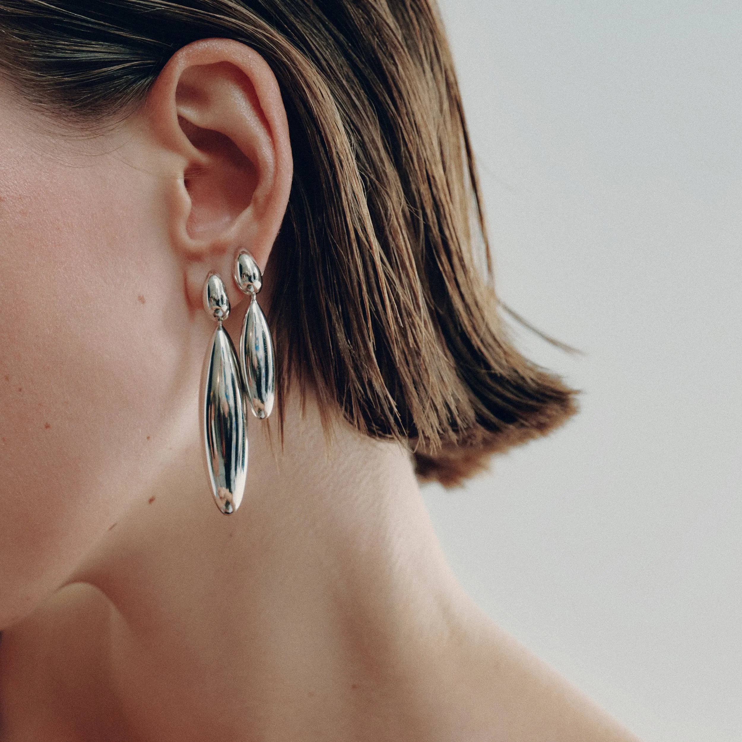 Ember Drops - Small - Silver
