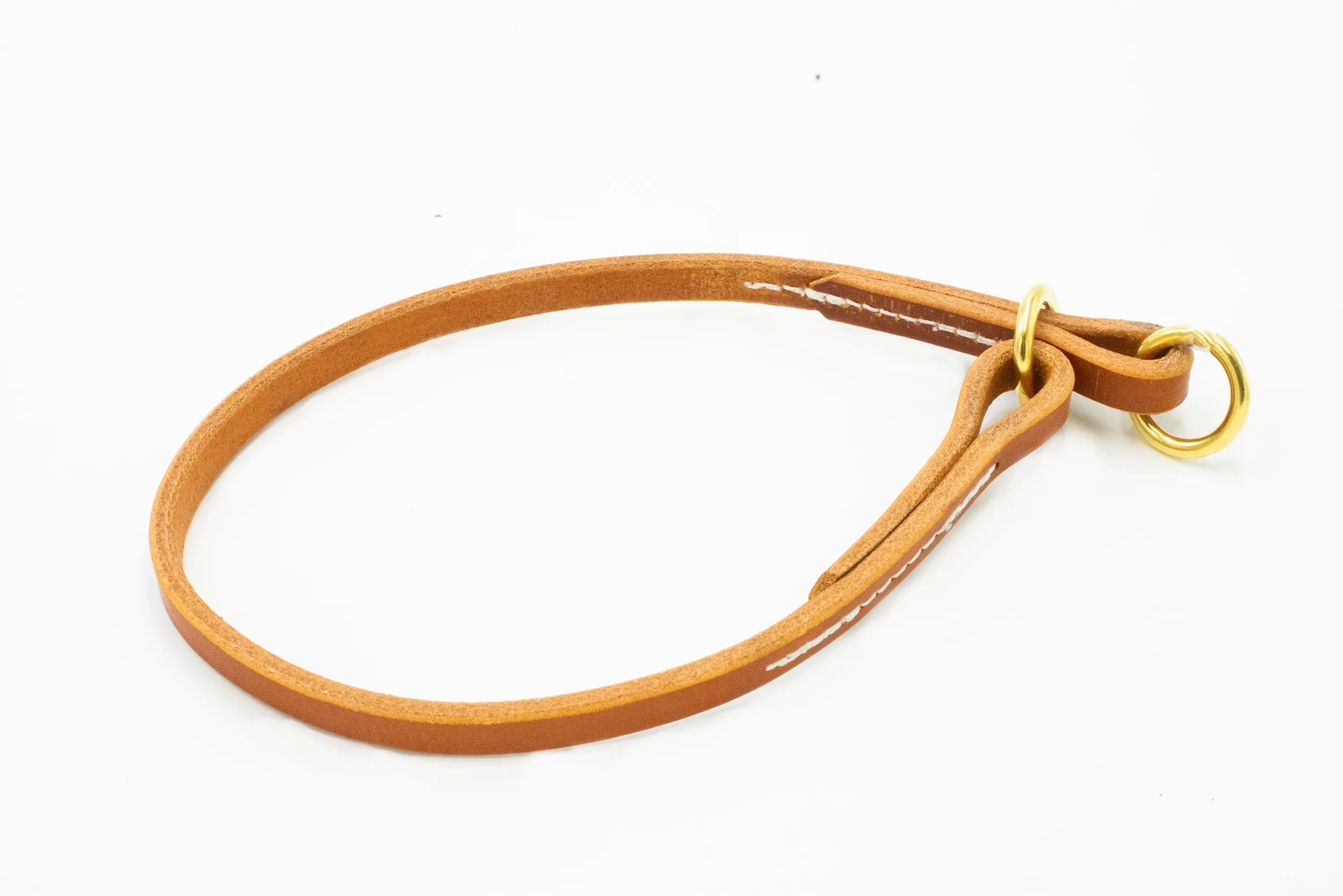 English Bridle Leather Slip Collars