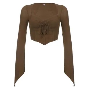 Fairycore Aesthetic Long Sleeve Top