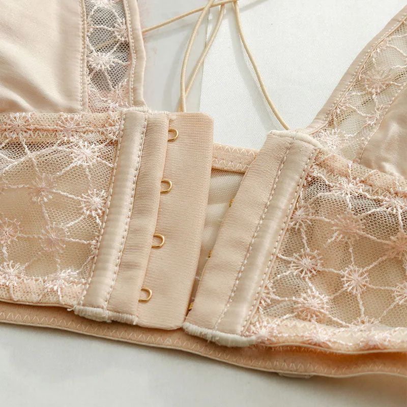 Fashion Simple Women's Beautiful Back Underwear Set