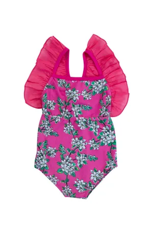Fawn Leotard Cerise Almond Blossom