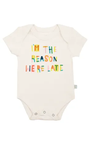 Finn   Emma - We're Late Graphic Bodysuit