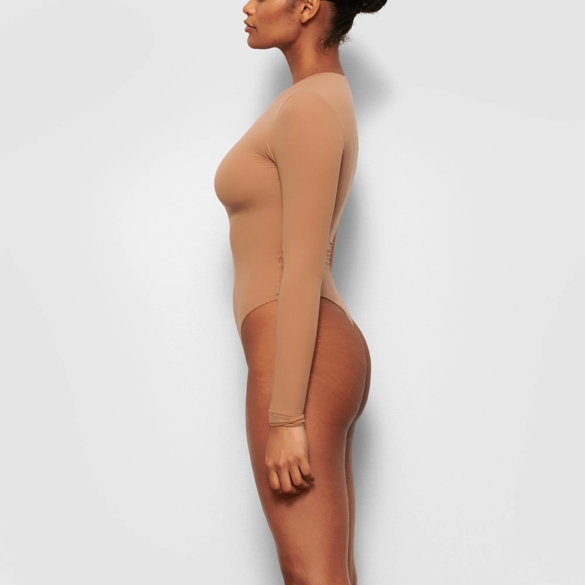 FITS EVERYBODY LONG SLEEVE CREW NECK BODYSUIT | SIENNA