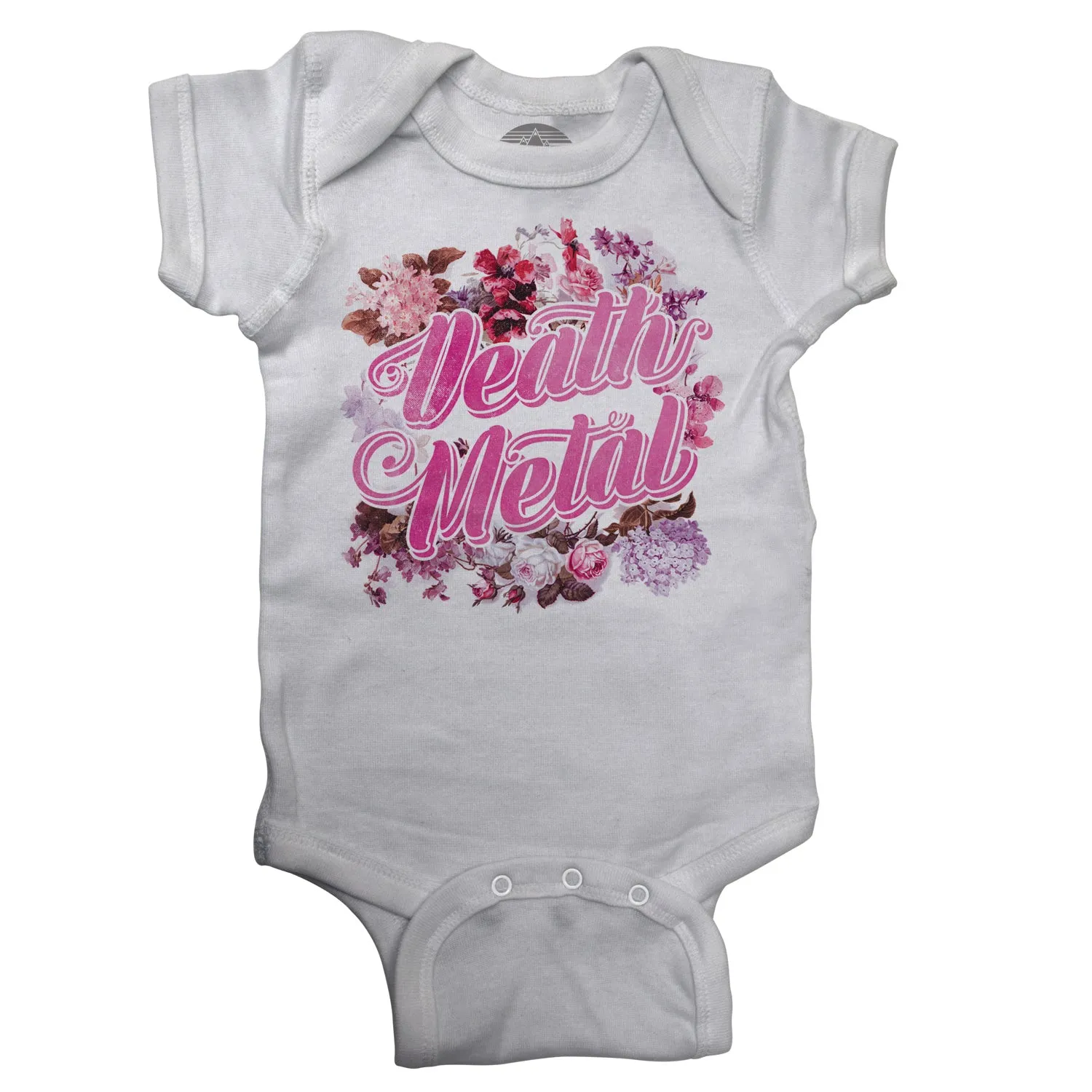 Funny Floral Death Metal Infant Bodysuit - Unisex Fit