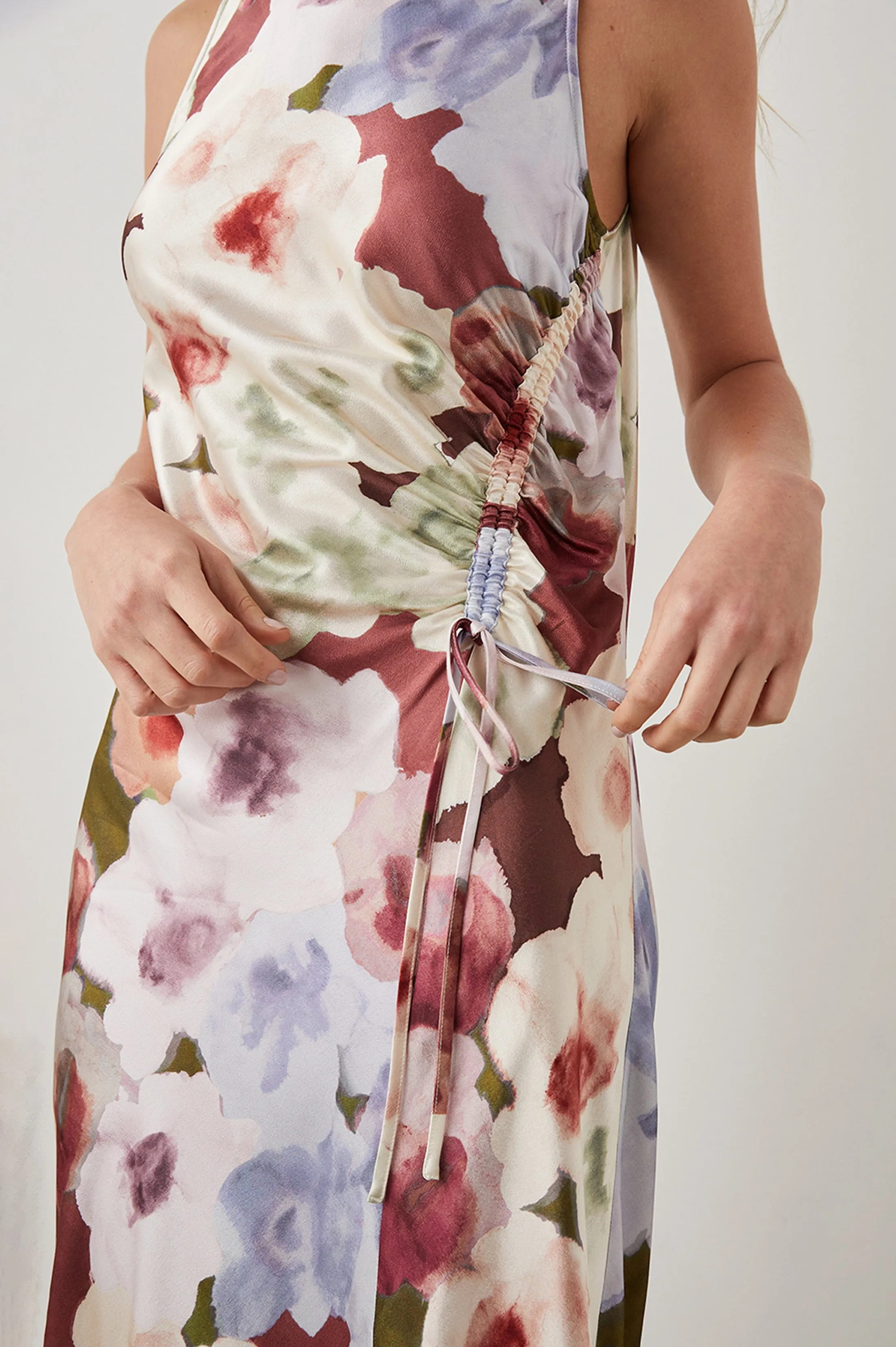 GABRIELLA DRESS - PAINTED ROSE