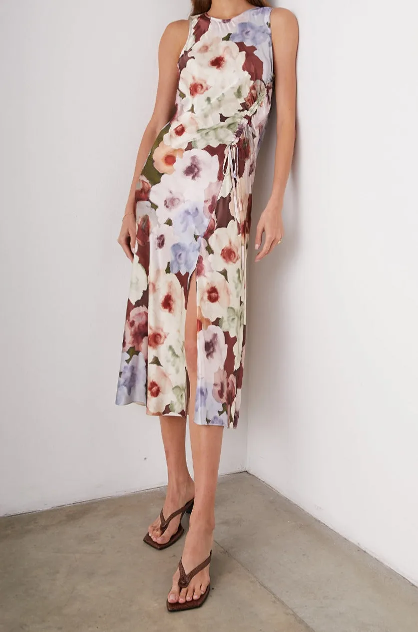 GABRIELLA DRESS - PAINTED ROSE