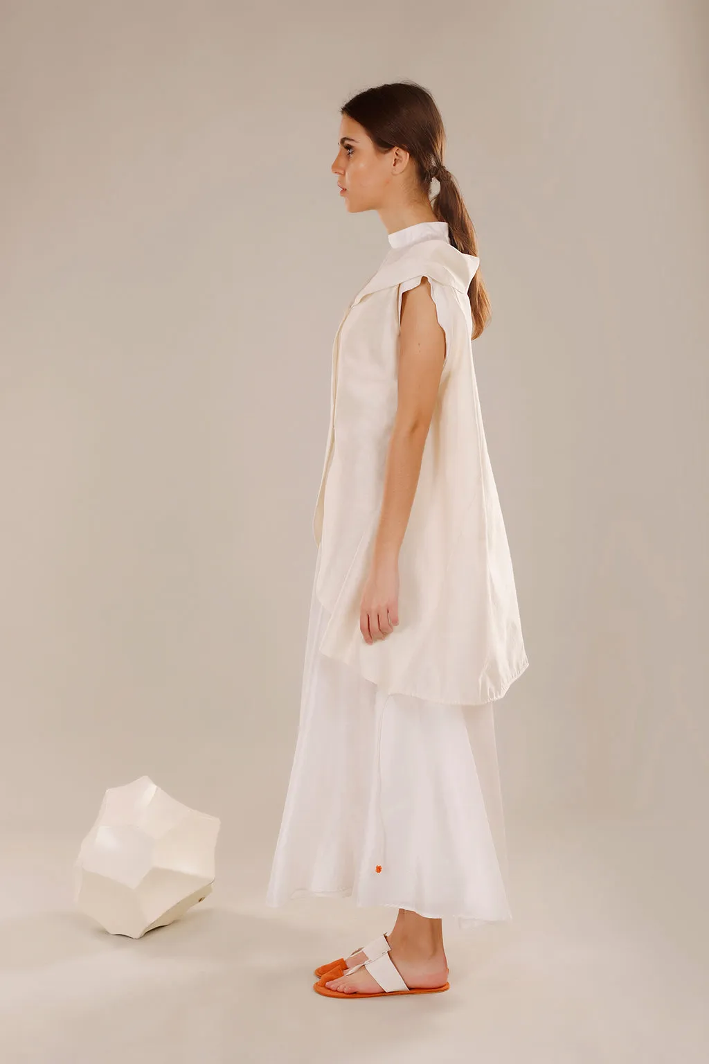 High Neck Shift Dress