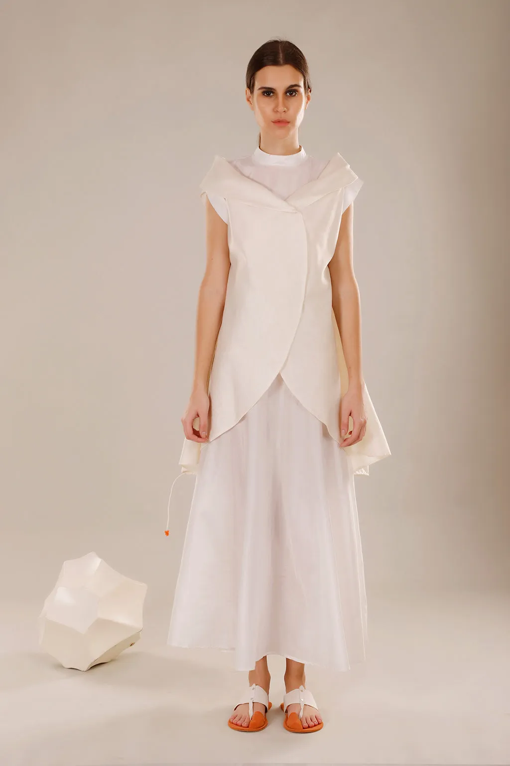 High Neck Shift Dress