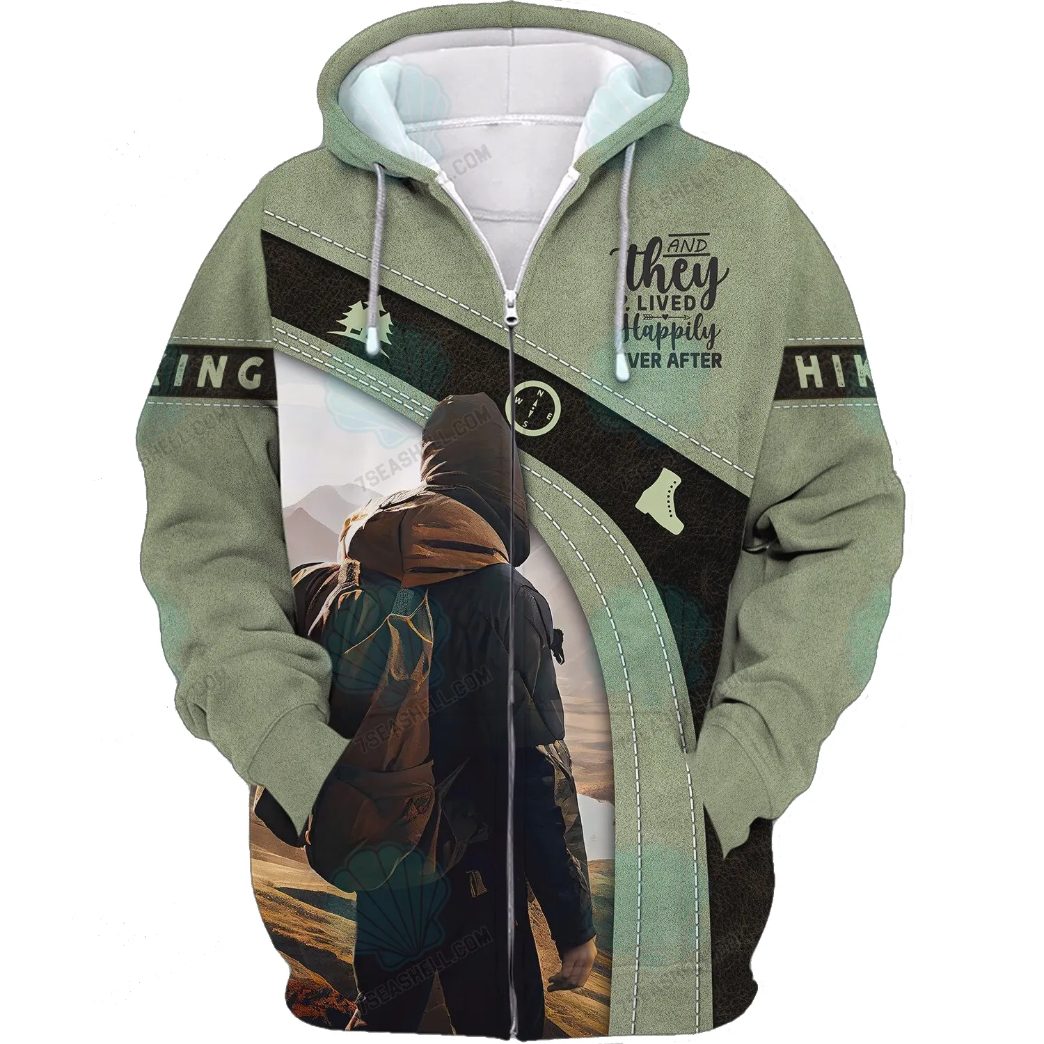 Hiking Mountain 3D All Over Printed Sweatshirt Hoodie, Christmas Gift for Hiker