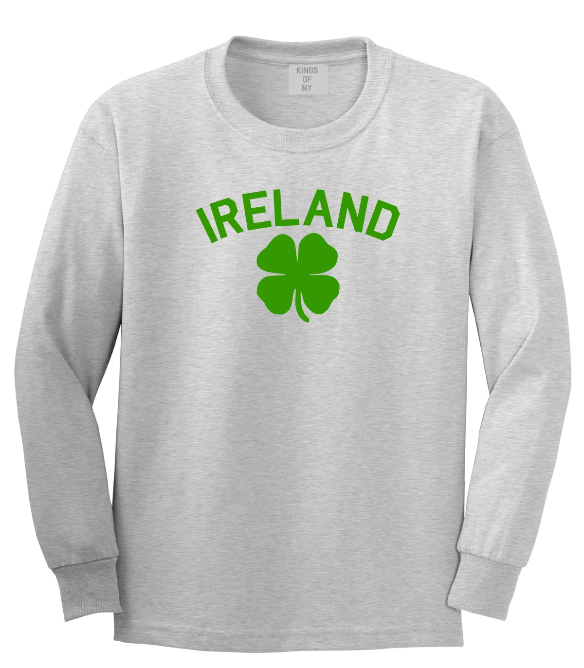 Ireland Shamrock St Paddys Day Mens Long Sleeve T-Shirt
