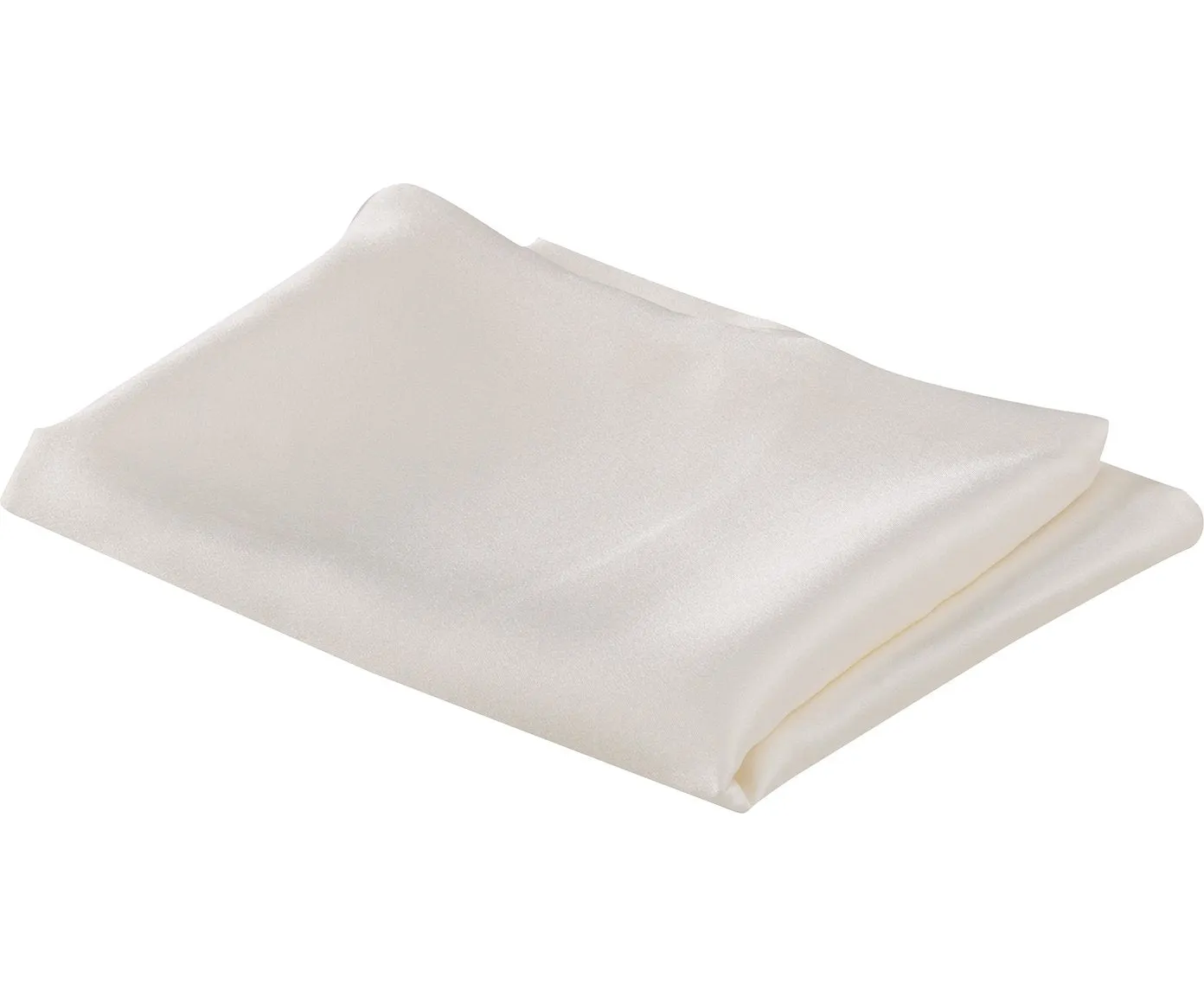 Jana Set - Silk Pillow Case & Eye Mask in Moonlight White