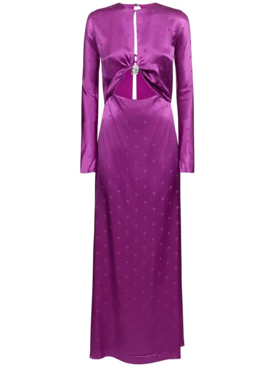Johanna Ortiz   Leona Valiente silk jacquard maxi dress 