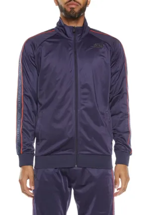Kappa LOGO TAPE ARTEM 2 TRACK JACKET  Blue Marine - Blue 311B7TW-A1B