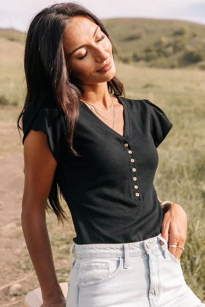 Kelia Bodysuit in Black