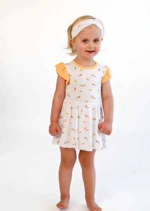 Koi | Flutter Bodysuit Dress