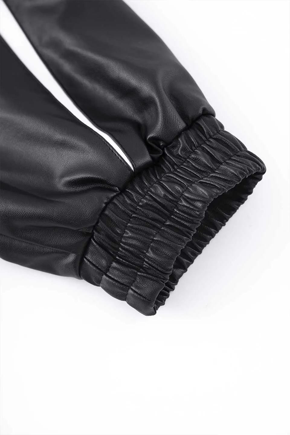 Leather Track Jacket