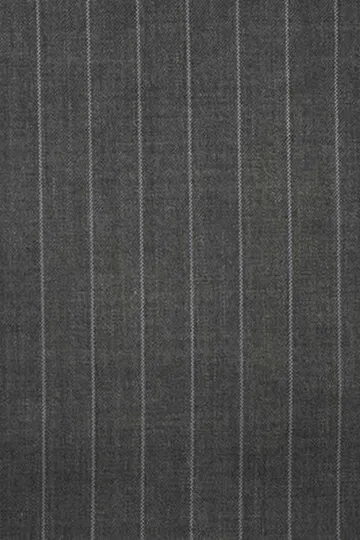 Light Grey Fine Stripe Mandarin Collar Suit