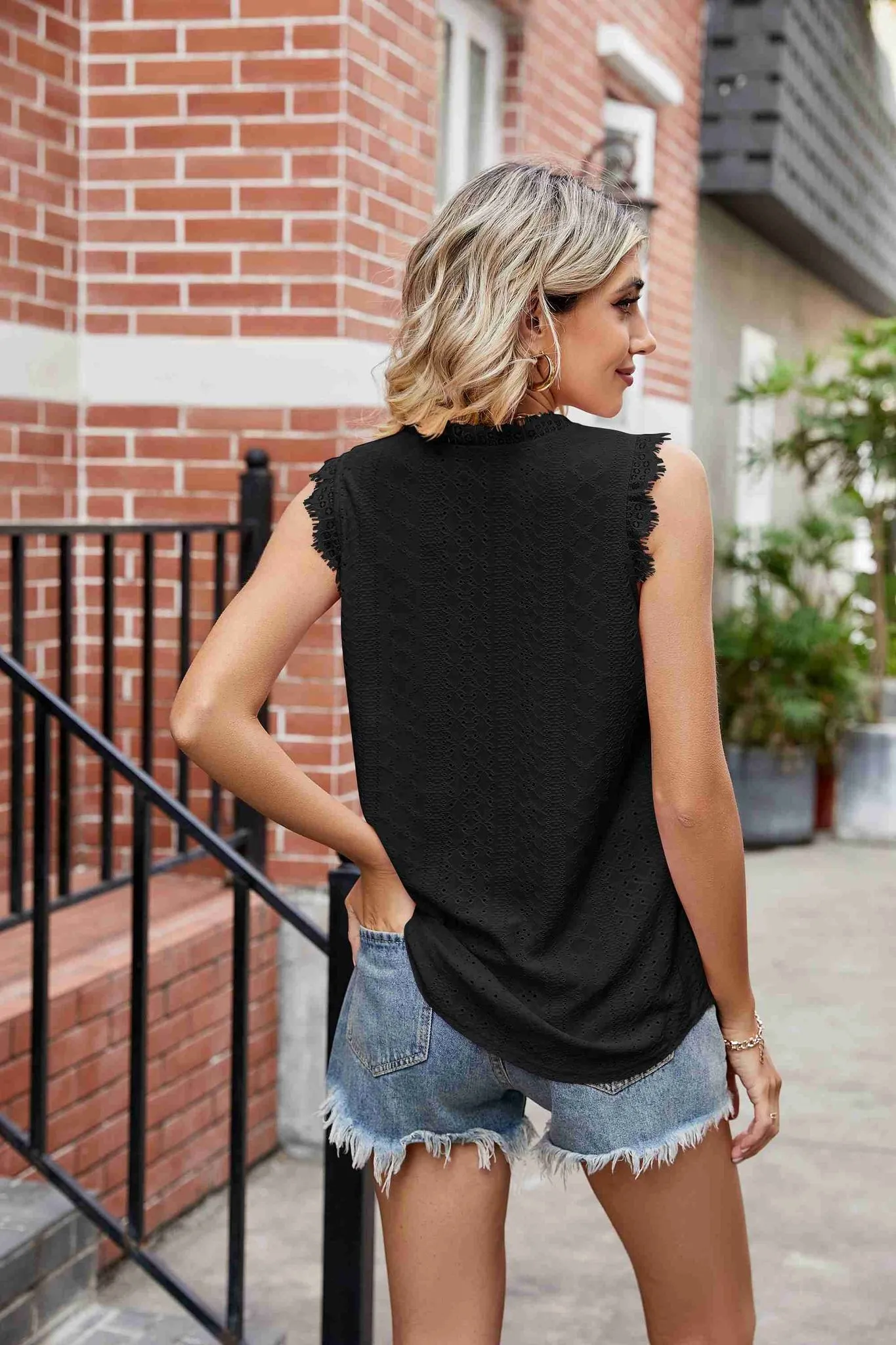 Lila Lace Tank