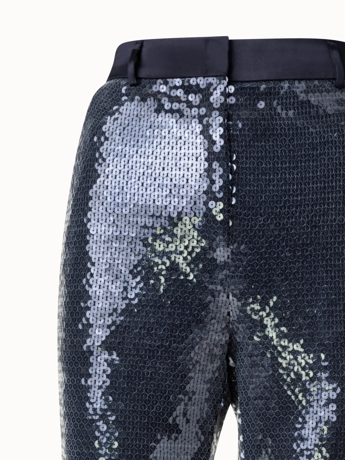 Liquid Sequins Bootcut Pants