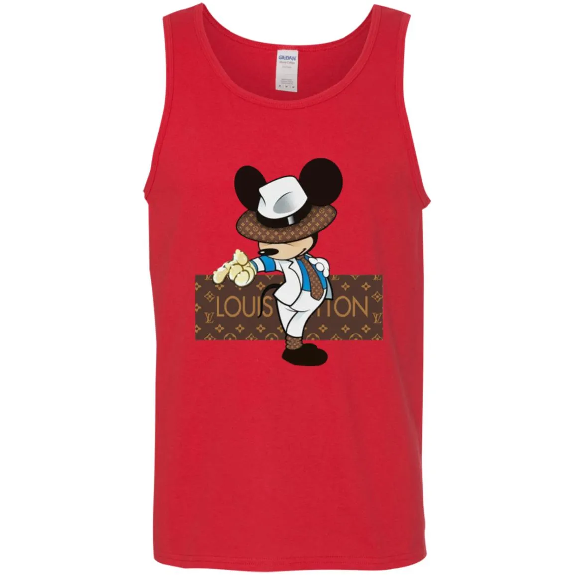 Louis Vuitton Mickey Dance Tshirt Men Cotton Tank